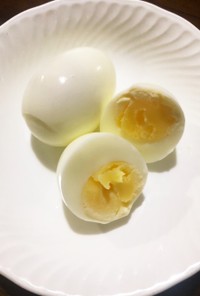 卵2個でエコな茹で玉子