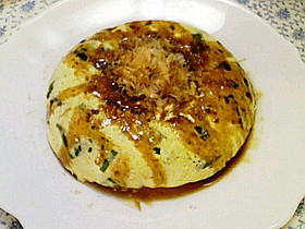 ☆お好み焼きみたいな豆腐の和風茶巾