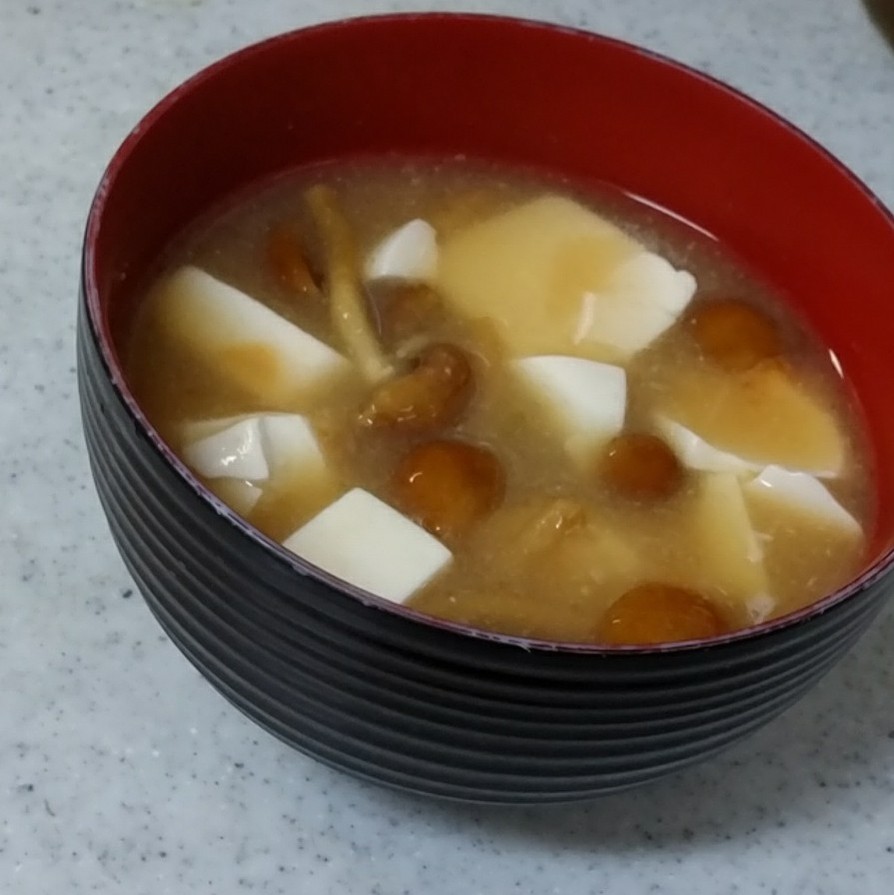 ✨ナメコと豆腐の味噌汁✨の画像