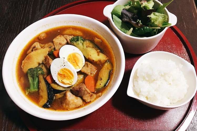 スープカレー定食 レシピ 作り方 By K A クックパッド 簡単おいしいみんなのレシピが358万品