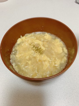 簡単すぎ★ほっこり一品卵と玉ねぎのスープ