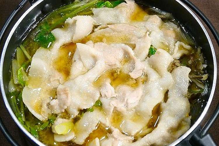 おひとり鍋 風邪に 豚バラ舞茸 レシピ 作り方 By だんどり亭 クックパッド 簡単おいしいみんなのレシピが360万品