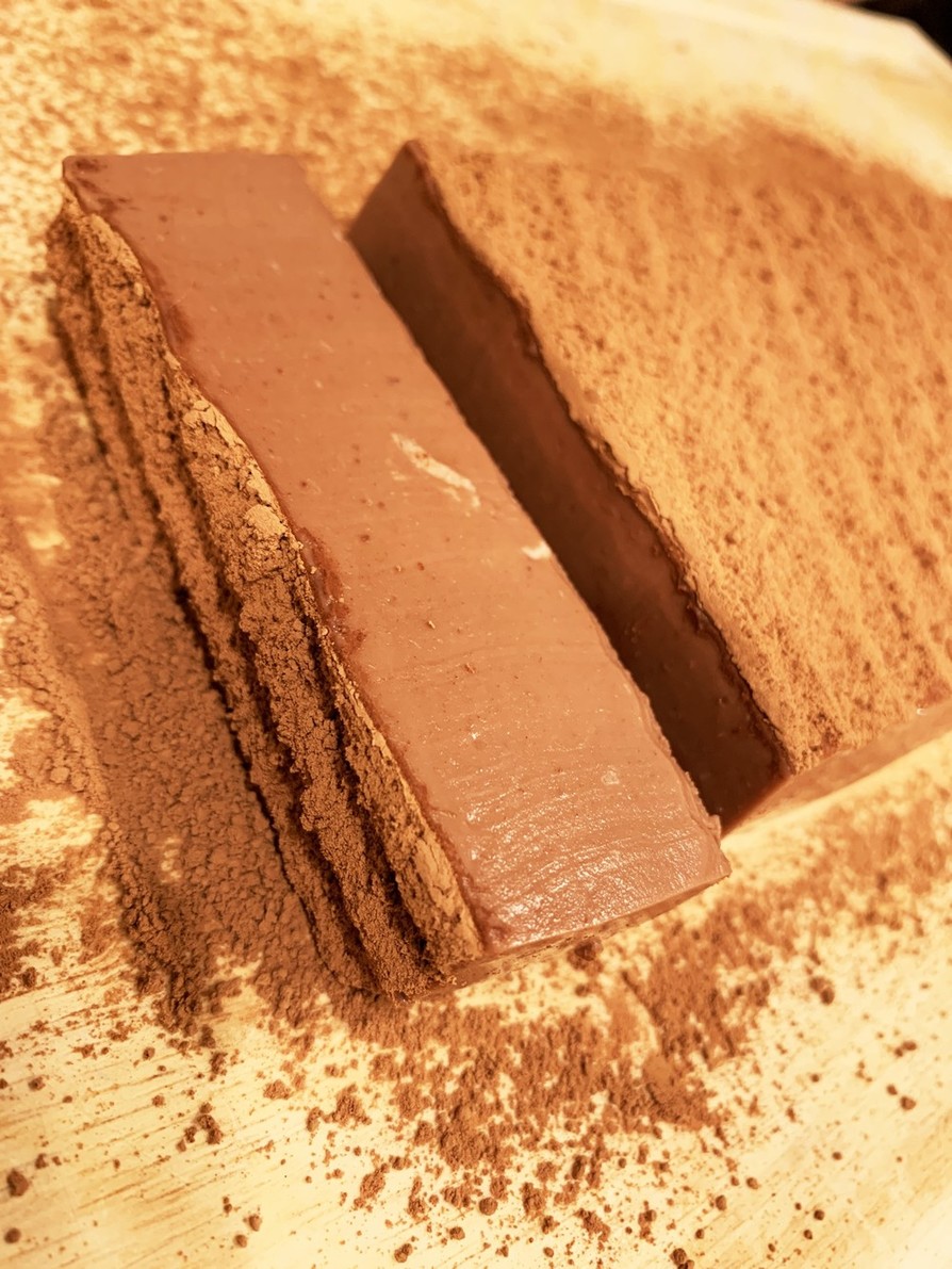 材料4つ☆激ウマ☆チョコムースケーキの画像
