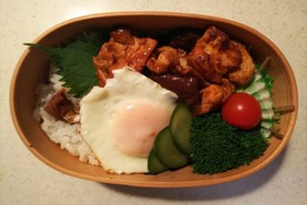 たんぱく質多めのお弁当⑮メキシカンチキン