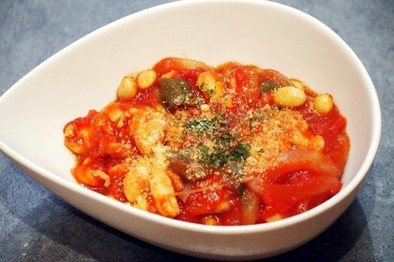 疲労回復レシピ★豚肉と野菜のトマト煮込みの写真