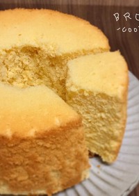 ノンオイル☆幸せのレモンシフォンケーキ