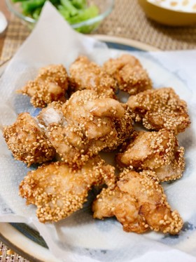 香ばしい!ごましお唐揚げ