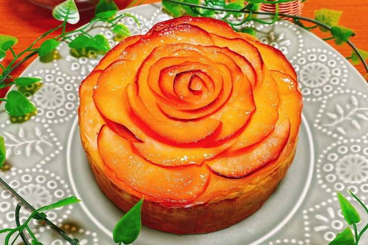 薔薇りんごのさつま芋チーズケーキ レシピ 作り方 By マカロン クックパッド