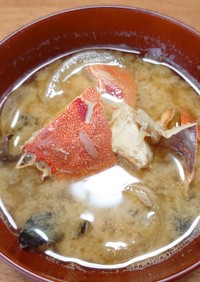 【ヒラツメガニの蟹汁】