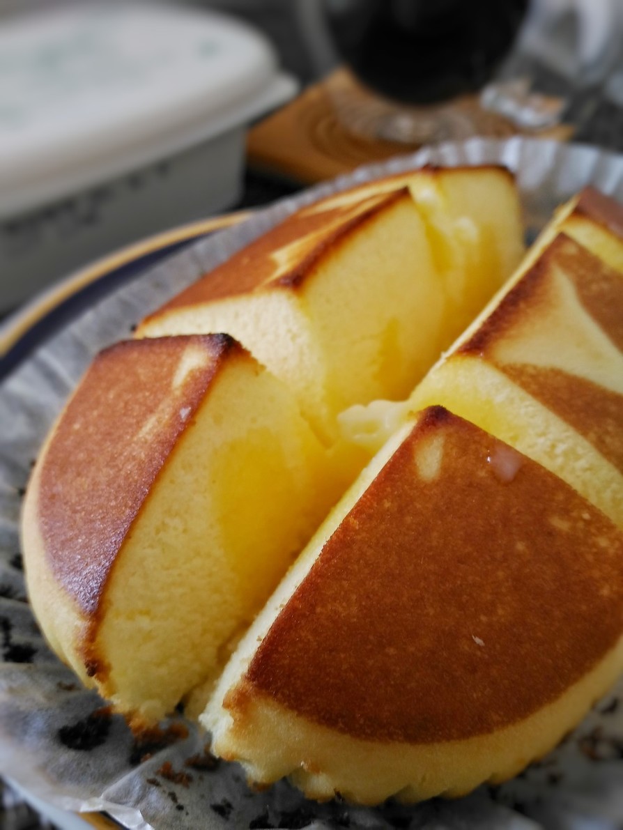 北海道チーズ蒸しケーキを更に美味しくの画像