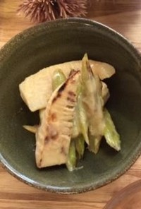 焼き筍とアスパラの酢味噌和え（透析食）