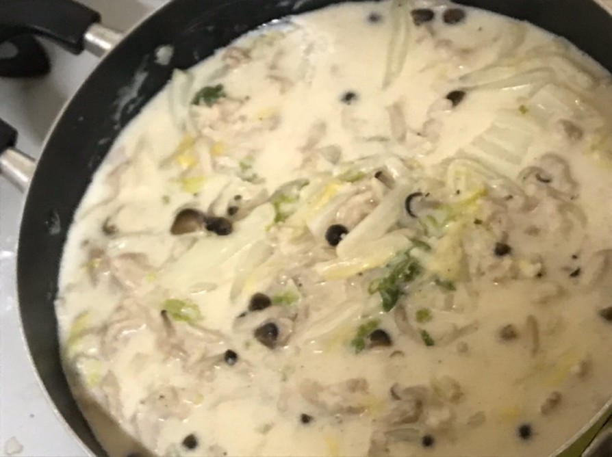 白菜クリーム煮　超簡単の画像