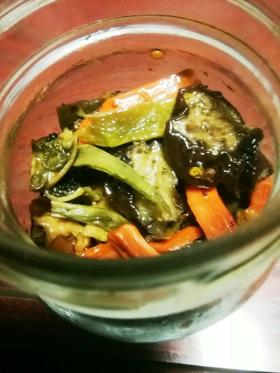 乾燥野菜のオリーブオイル漬けの画像