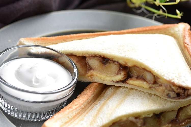 チョコバナナホットサンド レシピ 作り方 By みき クックパッド 簡単おいしいみんなのレシピが375万品