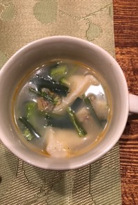 冷凍食品で簡単スープ