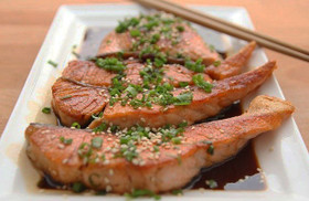 高木純の簡単サーモンポン酢焼き