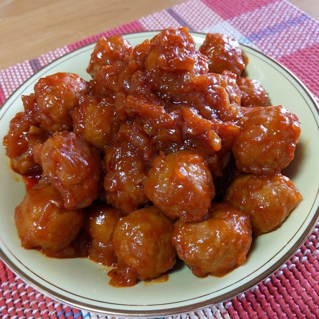 ミートボール 肉団子 ケチャップ煮炒め レシピ 作り方 By クック 白たんぽぽ クックパッド