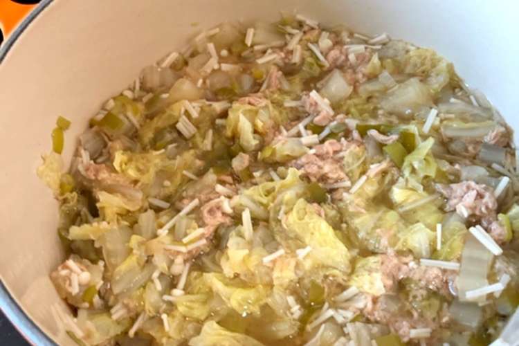 離乳食後期 白菜とえのきの煮物 レシピ 作り方 By ゆりえもん0210 クックパッド 簡単おいしいみんなのレシピが360万品
