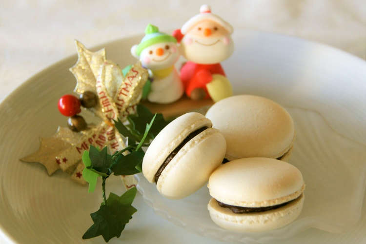 チョコマカロン 19クリスマス レシピ 作り方 By Hanami0087 クックパッド