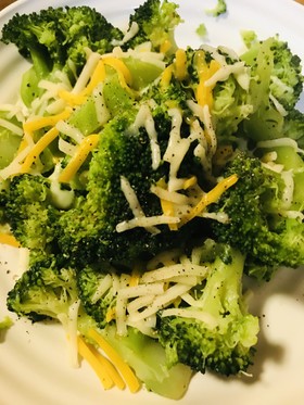 パスタと一緒に●ブロッコリーの塩茹サラダ
