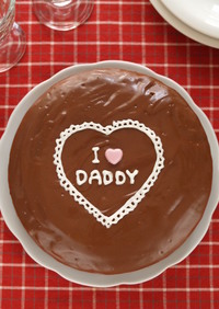 I♡DADDY チョコレートケーキ