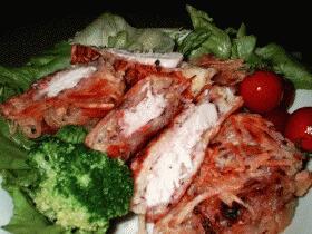 ササミのかわり焼き~お豆腐のあえ衣編~