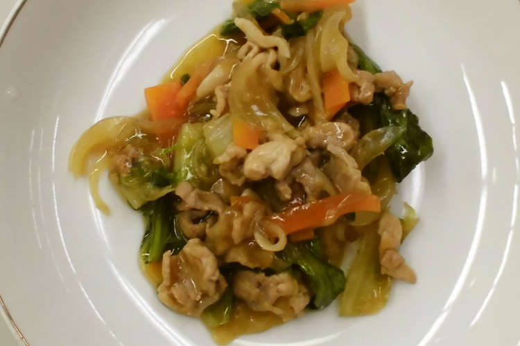 豚肉とグリーンリーフの中華風炒め レシピ 作り方 By 農業の魅力促進課 クックパッド