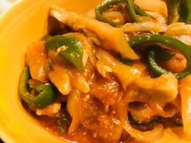 レンジでポークチャップ