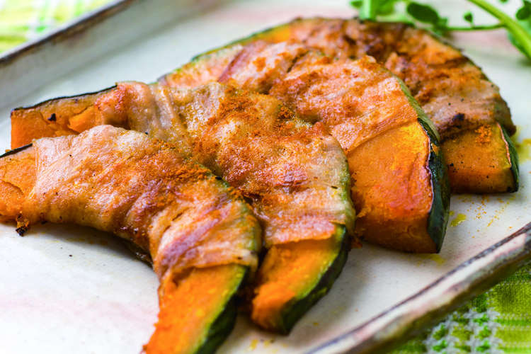 カボチャの肉巻きカレー風味 レシピ 作り方 By 西都市園芸振興協議会 クックパッド 簡単おいしいみんなのレシピが358万品