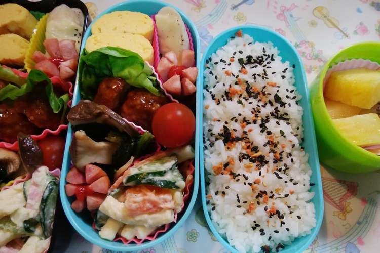 女子高校生毎日お弁当17 レシピ 作り方 By ぶーもぐだらぷりん クックパッド