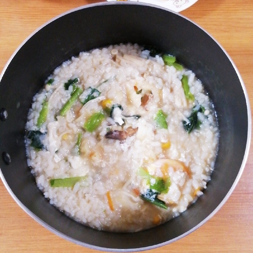 コストコ ダシダの牛骨コムタンで雑炊 by うさぎ 【クックパッド】 簡単おいしいみんなのレシピが350万品