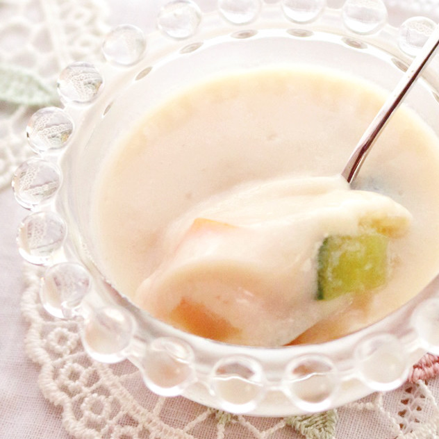 大豆の冷製スープの画像