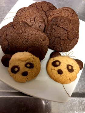 卵なし トースターで超簡単ココアクッキー