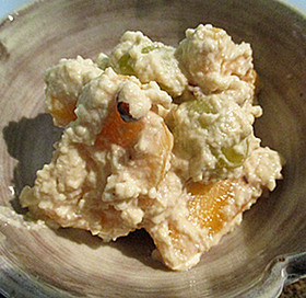 季節を味わう 柿の白和え