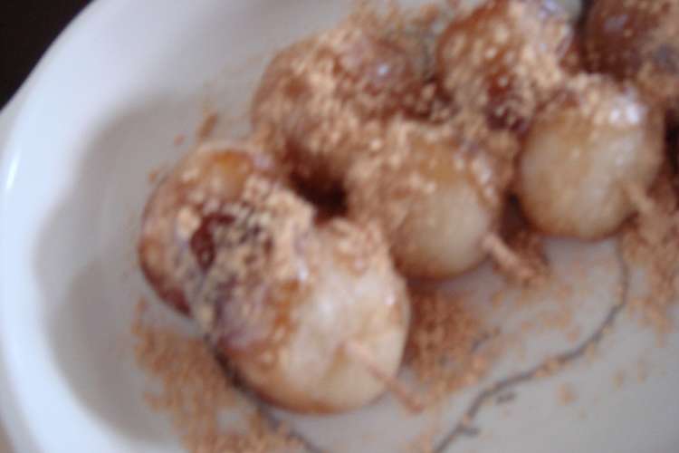 口溶け食感 豆腐のみたらし団子 レシピ 作り方 By もぐらの台所 クックパッド 簡単おいしいみんなのレシピが365万品