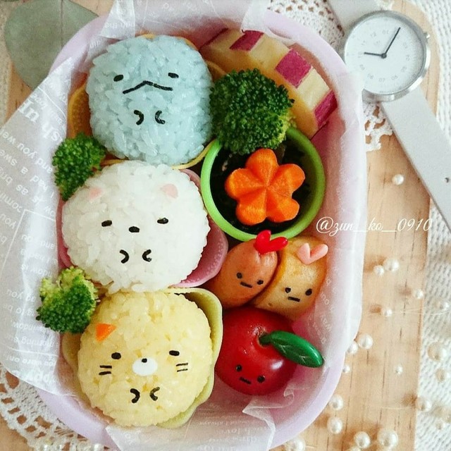 キャラ弁 真ん丸おにぎり すみっコぐらし レシピ 作り方 By Zun Ko クックパッド 簡単おいしいみんなのレシピが351万品