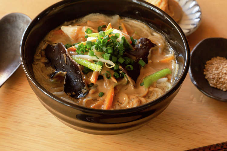 ギルトフリー プロテインごま味噌ラーメン レシピ 作り方 By ケンミン食品 クックパッド 簡単おいしいみんなのレシピが354万品