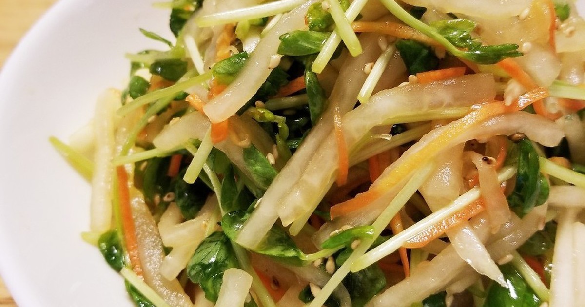 夏の大根サラダのレシピ