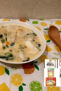 ダイエットにおすすめ◎美味しい豆乳スープ