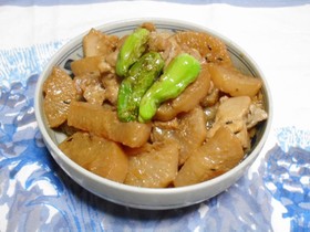 鶏と大根のクミン炒め煮