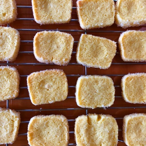 粉チーズの簡単クッキー