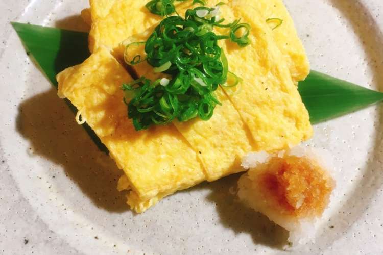 ほんだしでだし巻き卵 レシピ 作り方 By Eiji料理ノート クックパッド