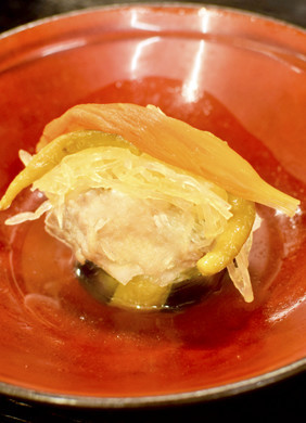 鱈（タラ）と秋野菜の淡酢漬の画像