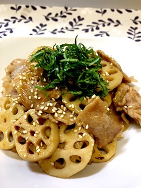 ☆シャキシャキ蓮根と豚肉の簡単甘辛炒め☆