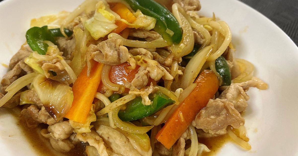 生姜野菜炒めのレシピ