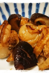 お弁当に☆椎茸とベビーホタテのソテー