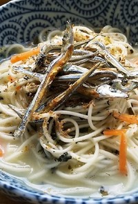 犬ご飯 豆にゅうめん