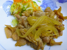 【病院】豚肉しょうがやき【給食】