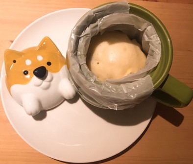 犬用米粉蒸しパンケーキ 犬 おやつレシピの写真
