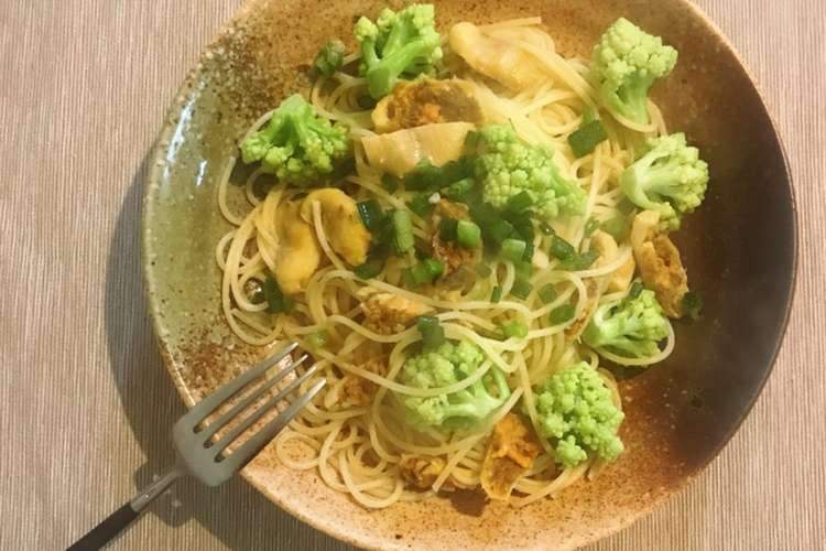 蒸しホヤとロマネスコのペペロンチーノ レシピ 作り方 By ぺこりすと クックパッド 簡単おいしいみんなのレシピが360万品